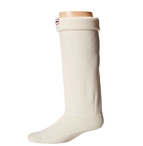 Hunter Original Tall Fleece Welly Boot Socks Cream Size L 7451 - Picture 1 of 1