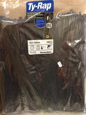 Thomas & Betts Ty-Rap TY234MX 14" 18lb UV Black 1,000/bag