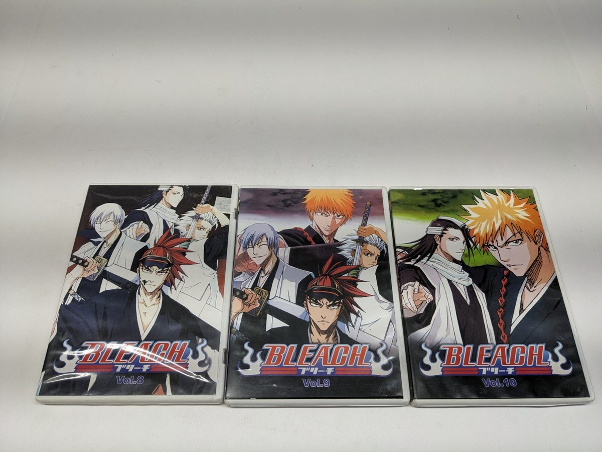 Bleach Vol 8,9, and 10 Lot of 3 DVDS Free Shipping | eBay