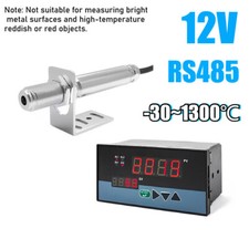 RS485 12V Non-contact Infrared Thermometer Sensor Temperature Tool W/ Controller