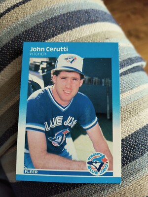 JOHN CERUTTI 1987 FLEER GLOSSY #222 FREE SHIPPING