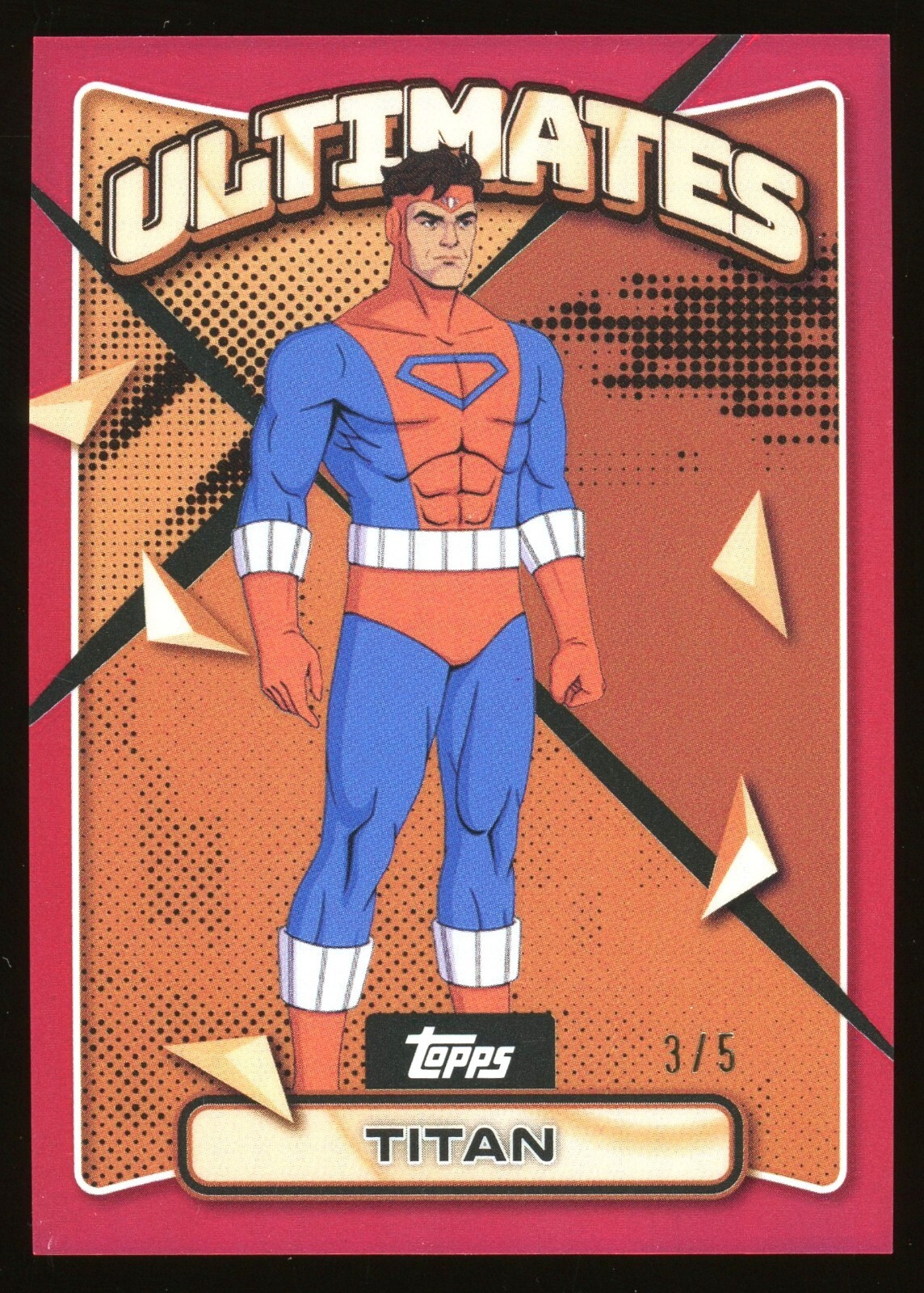 2025 Topps Finest X-Men '97 Common RED Ultimates SSP Titan /5 No. 6 (JE5)