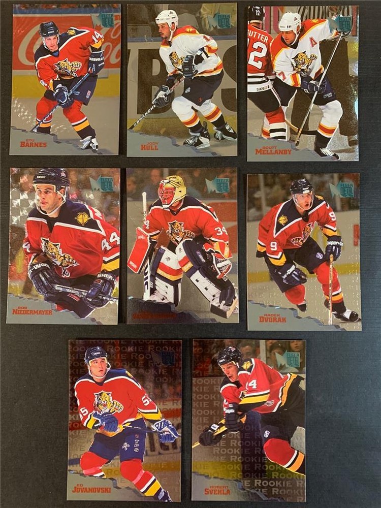 1995-96 Fleer Metal Florida Panthers Team Set 8 Cards