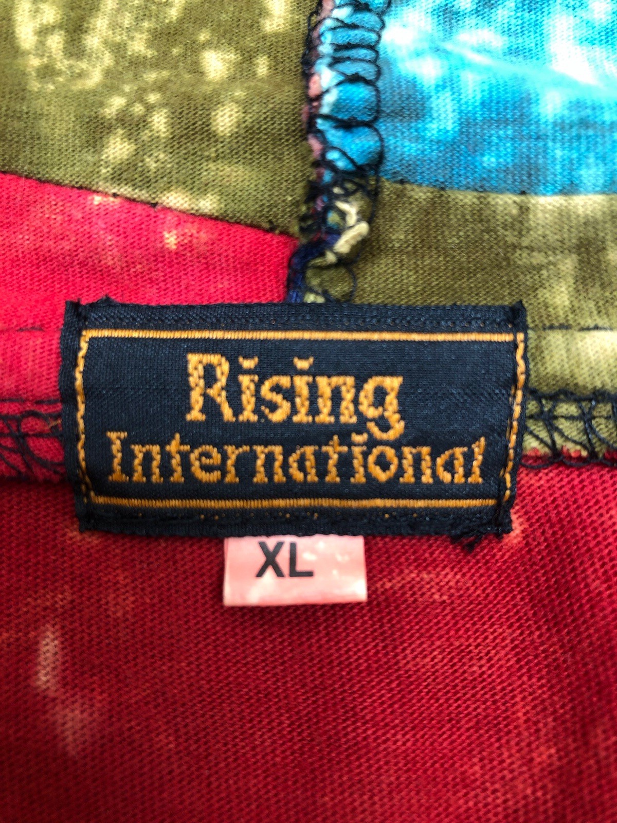 Rising International Large Zip Up Patchwork Hoodi… - image 10