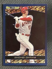 2021 Topps Update Shohei Ohtani Black Gold Blue Holo #BG-13 Angels Dodgers MVP