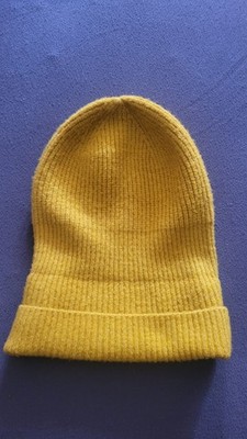 Rippstrick-Beanie, Wollmütze, Tom Tailor, One Size, Gelb