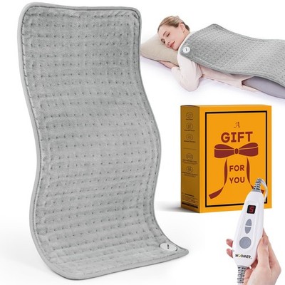 WOOMER Extra Large Heating Pad, 17''x33'' XL Heating Pad, Heat Pad with Multi-C...