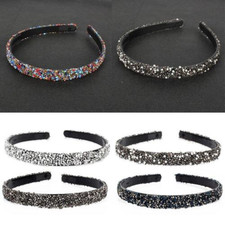 Simulated Crystal Pearl Rhinestones Hair Accessories New Sparkly Hairbands T7O5