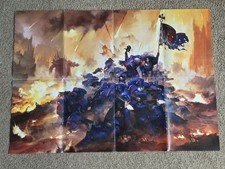Warhammer 40k Crimson Fist Poster Large Rare art A1