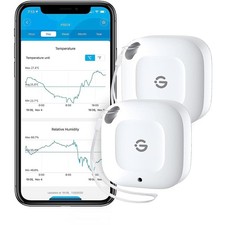Bluetooth Thermometer Hygrometer 80m App-Bena...