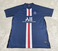 PSG Paris Saint-Germain Soccer Jersey Mens Size XL Blue Home 2019-2020 Shirt