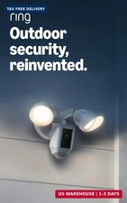 Ring Floodlight Cam Wired Plus, Outdoor Home or Business Security with Motion-Ac