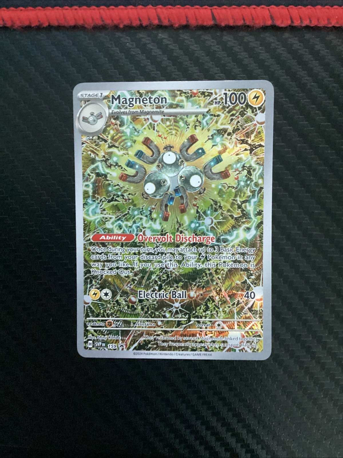 Magneton 159 Promo Pokemon Card TCG Surging Sparks NM