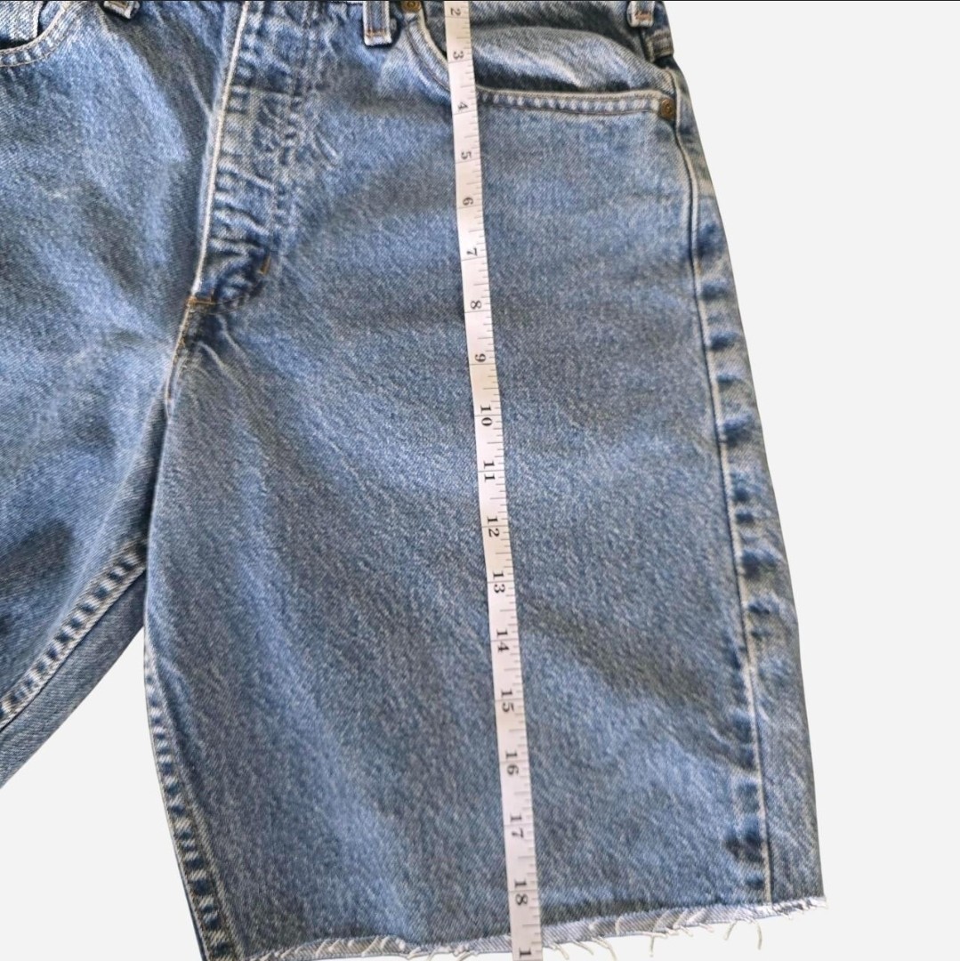 Vintage Carhartt B17DST Men's Relaxed Fit Denim Cutoff Shorts- Size 32 thumbnail 6