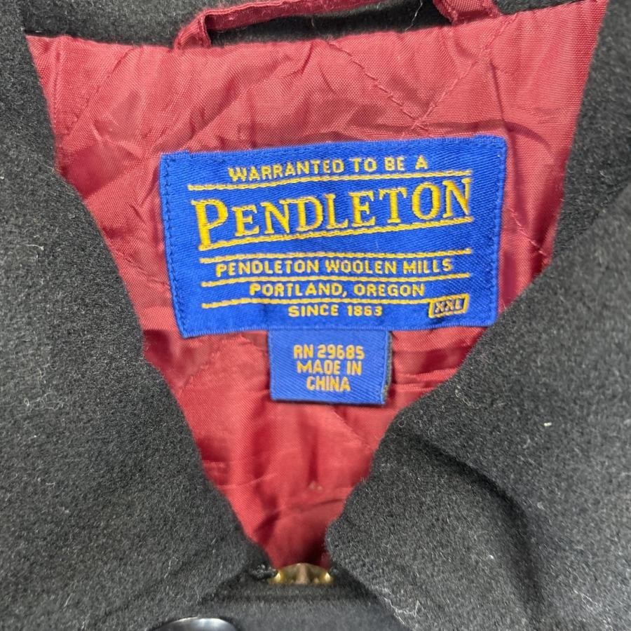 PENDLETON Wool Jacket Full Zip Coat Large Size In… - image 4