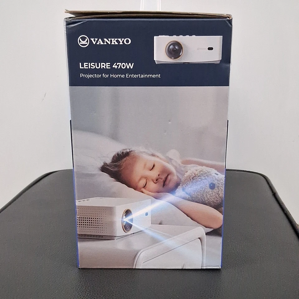Vankyo Leisure 470W 720P Portable Projector with Wireless Connectivity NEW - Image 4 of 4