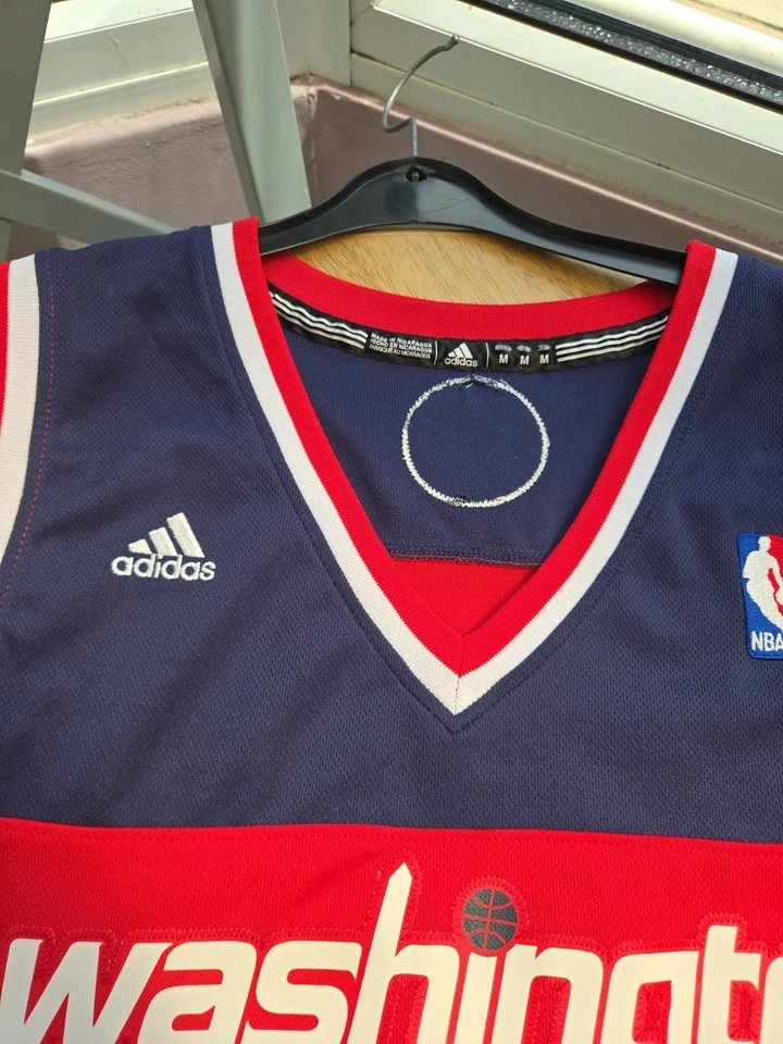 Retro Adidas NBA Washington Wizards Basketball Jersey - Medium +2 - 2 John Wall - Image 2 of 4
