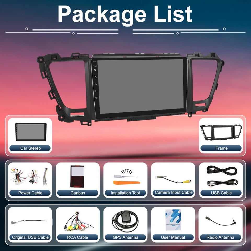 9" Carplay For Kia Carnival Sedona 2015-2020 Android 15 Car Radio GPS Navi DSP - Image 3 of 4