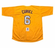 Derek Curiel Signed Jersey LSU Tigers Baseball Autographed Auto Champs Beckett