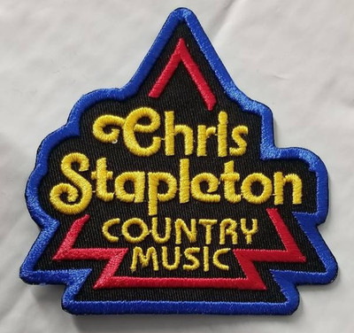 Chris Stapleton Country Music Embroidered Patch Iron On Sew On Country Music