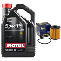 MotoröL Set Motul Specific 2312 0W-30 5 Liter + ÖLfilter FüR Citroen Peugeot DS