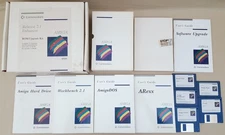 Amiga OS v2.1 Manuals Install Disks Kickstart v2.04 ROM Commodore Amiga TESTED