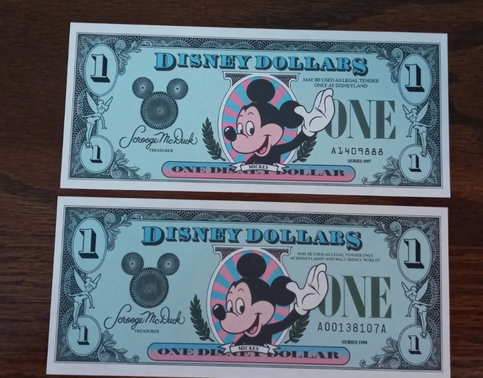 Disney Dollars 1987 for sale | eBay