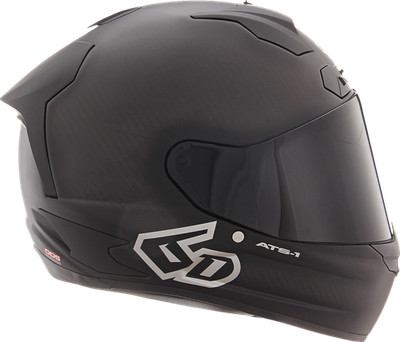 6D Helmets ATS-1R Helmet Matte Black Large Carbon Fiber Shell 30-0987