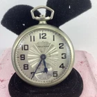 Antique 1928 Waltham 26427426 Pocket Watch, Keystone Nickeloid Case 16s, 7j #121