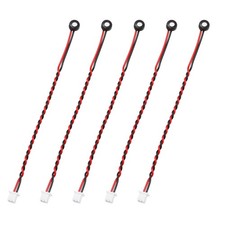5Pcs Electret Microphone Condenser Pickup 4mm Pickup with 80mm Wire 58dB