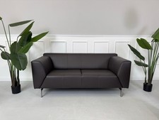 Rolf Benz Linea 318 Sofa Leder Braun Couch Bank 173cm