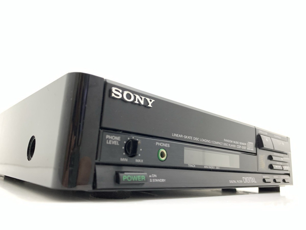 Sony Cdp S107 CD Digital Compact Disc Player 20 Bits Vintage 1989