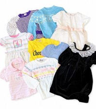 Girls Vintage Bundle Lot Clothes 4t 4 80s 90s Dress Sweater Sheep Ducks