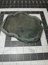Zoo Med Reptile Rock Water Dish Large Gray