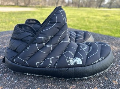 The North Face ThermoBall Traction Booties Men s 7 Winter Boot Black White