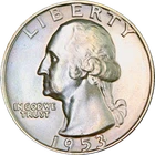 1953-D Washington Quarter