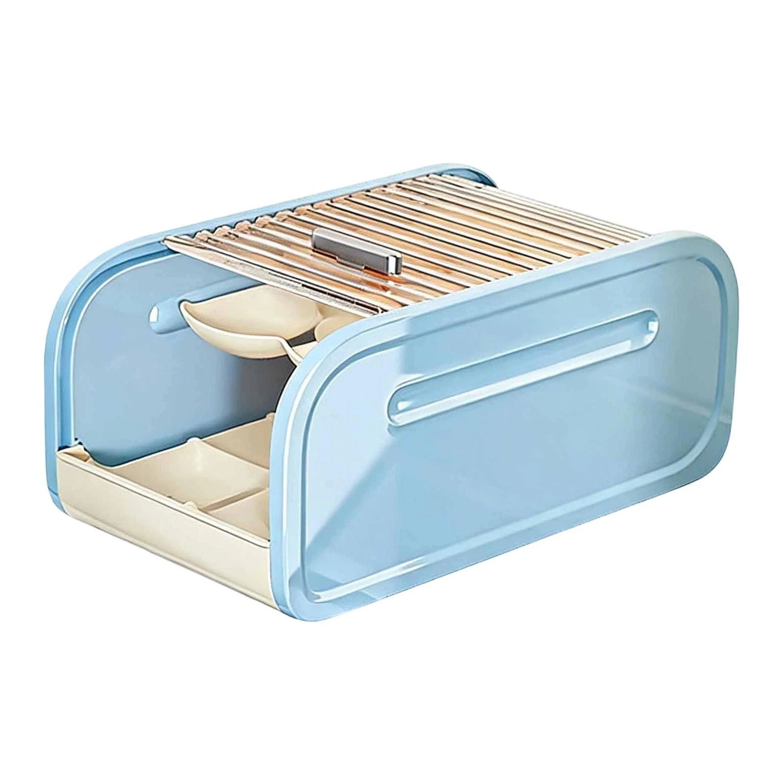 Egg Holder for Fridge Auto Rolling Storage Cabinet Stackable Egg Container