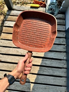 JML 28cm Non Stick Copper Stone Griddle Pan