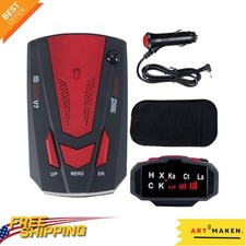 Car Radar Detector with 360 Laser Detection LED Display for Safe Driving