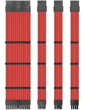 PSU Cable Extension kit Sleeved Custom Power Supply 18 AWG 24-PIN 4+4 6+2