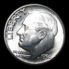 1950-D Roosevelt Dime Silver --- Gem BU+ Condition Coin --- #PP975