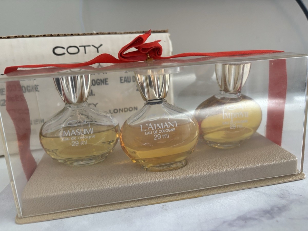 COTY perfume vintage Gift Set Masumi L’ainant Imprevu