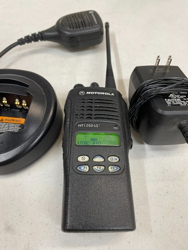 Motorola HT1250 II VHF Two Way Radio 136-174 MHz MDC Li-Ion - Foto 6