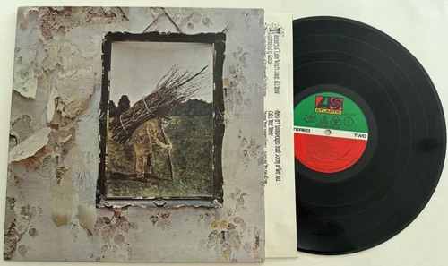 Led Zeppelin "IV Zoso"  LP Atlantic 7208  ~ 1971 ~ Pecko Duck  Porky VG++ Beauty