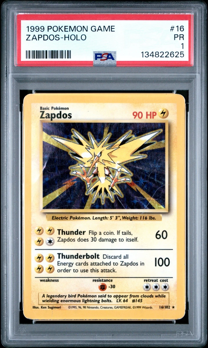 Pokémon TCG Base Set Grade 1 English Collectible Individual Card