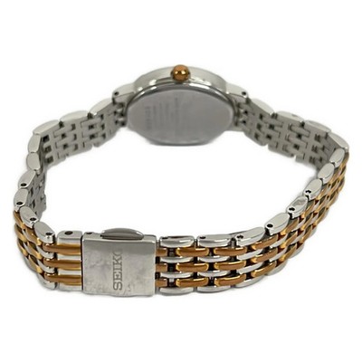 【美品】SEIKO EXCELINE腕時計ダイヤ10PソーラーV117-0AV0 SEIKO EXCELINE V117-0AV0 2***** Silver Rose Gold Women's Wrist