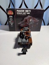 Brickmania Panzer 38(t) German Light Tank Kit 100% Complete W/ Panzer Commander
