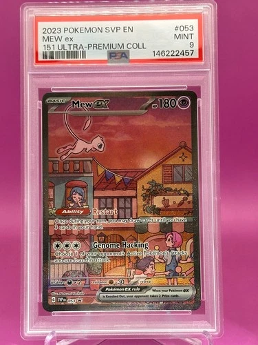 Pokemon Mew ex 151 Ultra-Premium Coll. Full Art Promo SVP EN 053 PSA 9 Mint