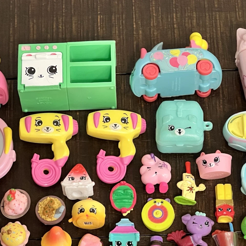 Shopkins Различные Фигурки Пищевые Аксессуары ОГРОМНЫЙ СМЕШАННЫЙ ЛОТ из 115 - Изображение 3 из 4