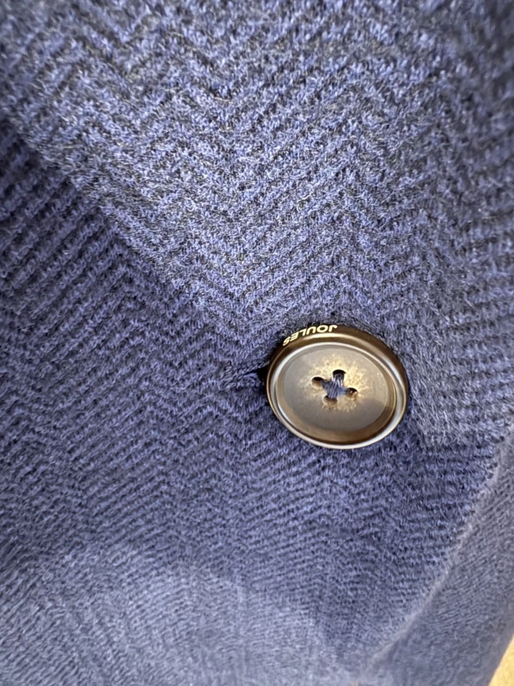 Joules Blazer Jacket Size 20 BNWT Blue Herringbone NEW H67 - Image 3 of 4